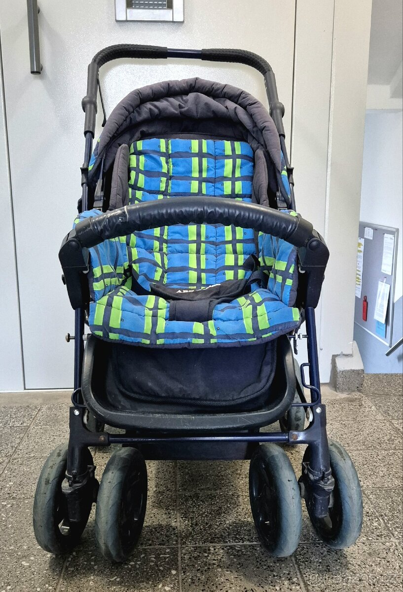 Kočárek ABC Design s košíkem, pěnová kolečka - 6