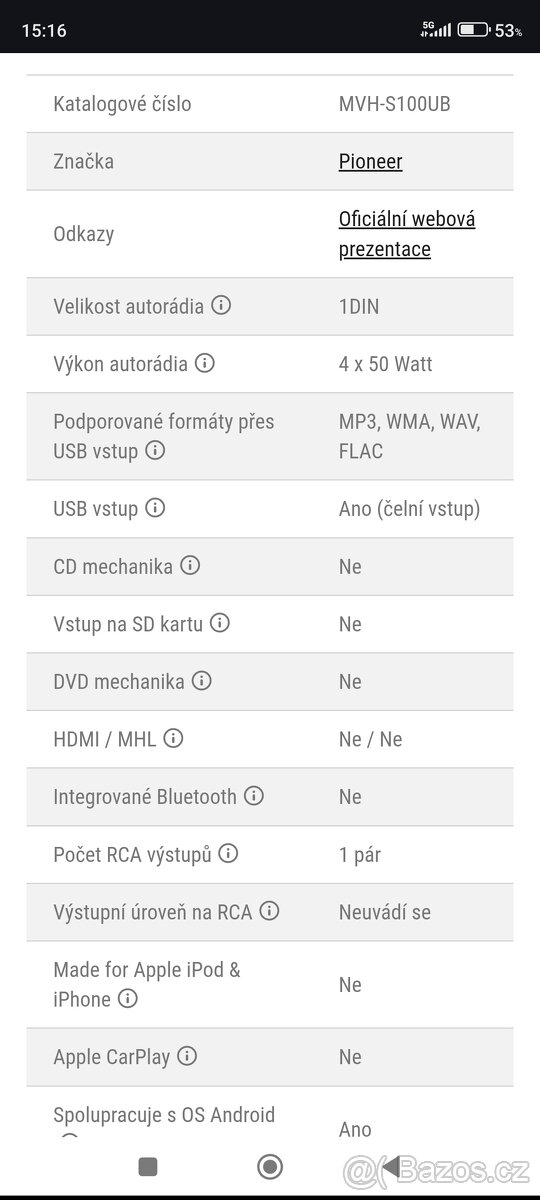 Pioneer MVH-S100UB - 6