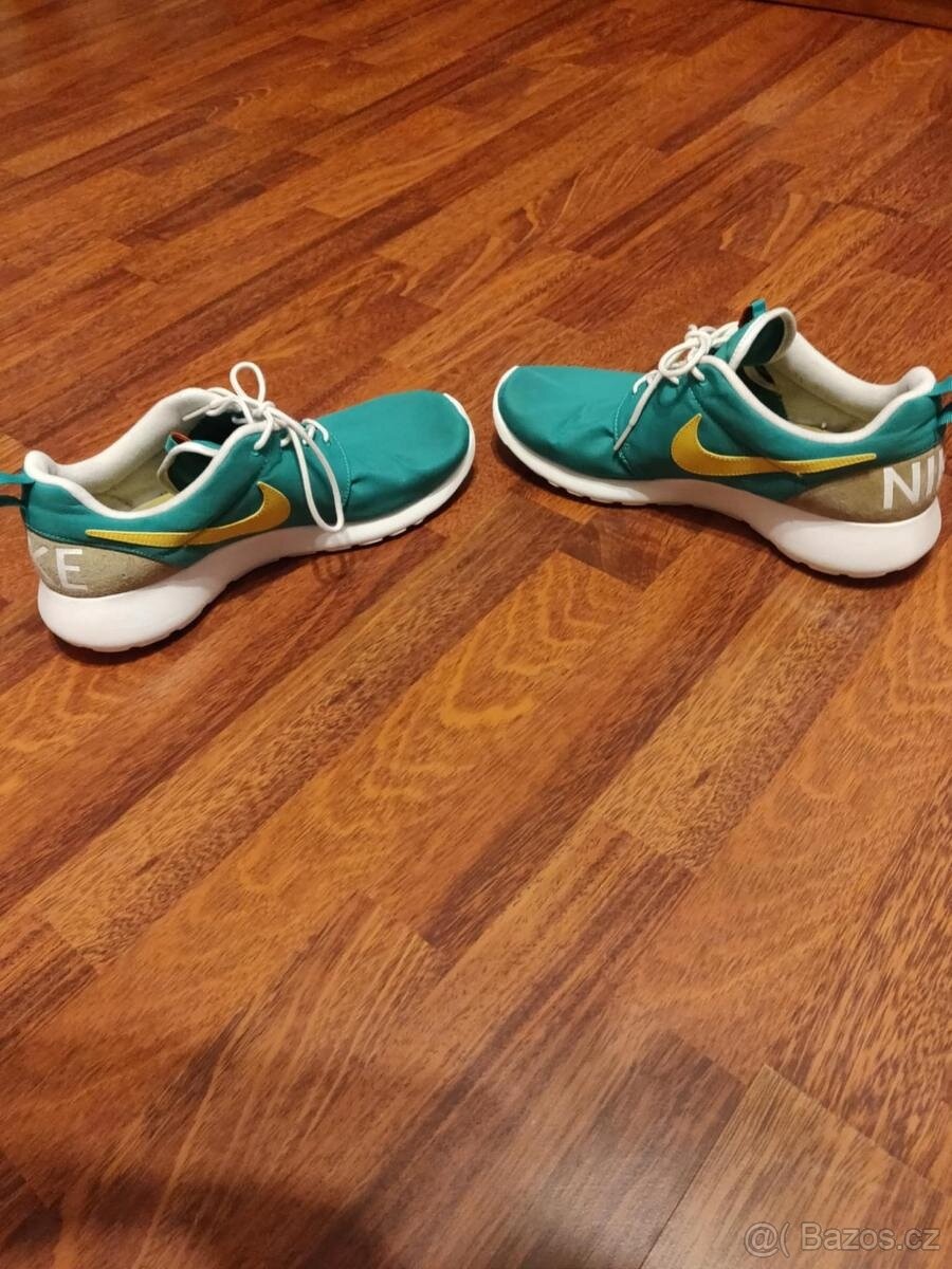 Nike Roshe Run – zeleno-žluté, vel. 45 - 6