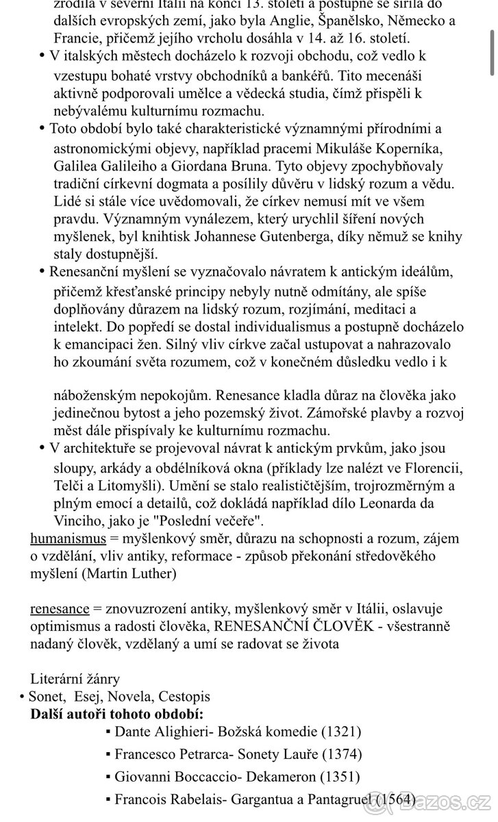 ✨ Maturitní rozbory z českého jazyka ✨ - 6