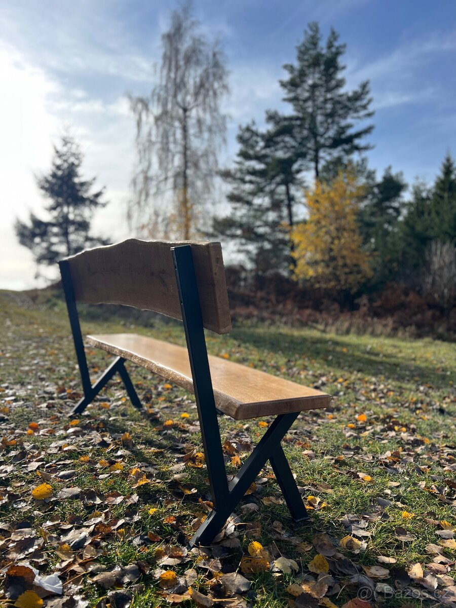 Zahradní lavička :DUB - doprava zdarma - 6