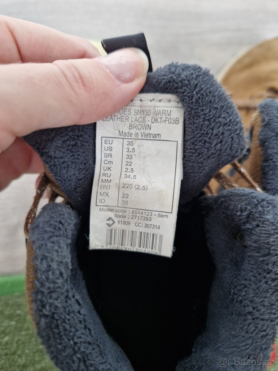 Zimni boty Decathlon vel. 35 - 6