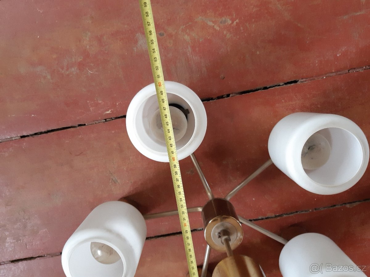 Starožitný lustr 5 ramenný - 6