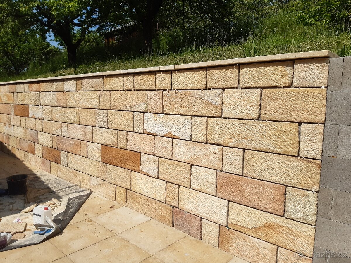 Pískovec,pískovcový obklad - 6