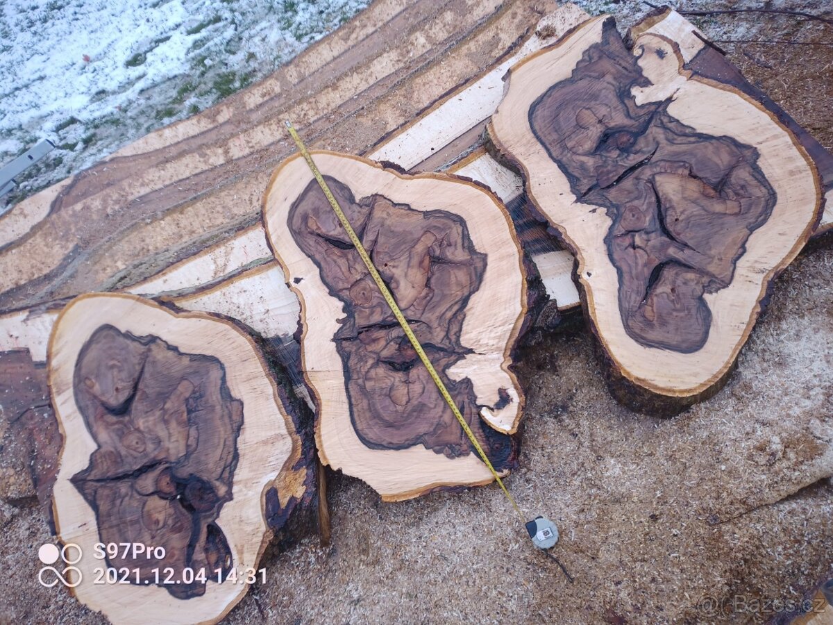 Super tmavé ořechové XXXL fošny a koláče - 6