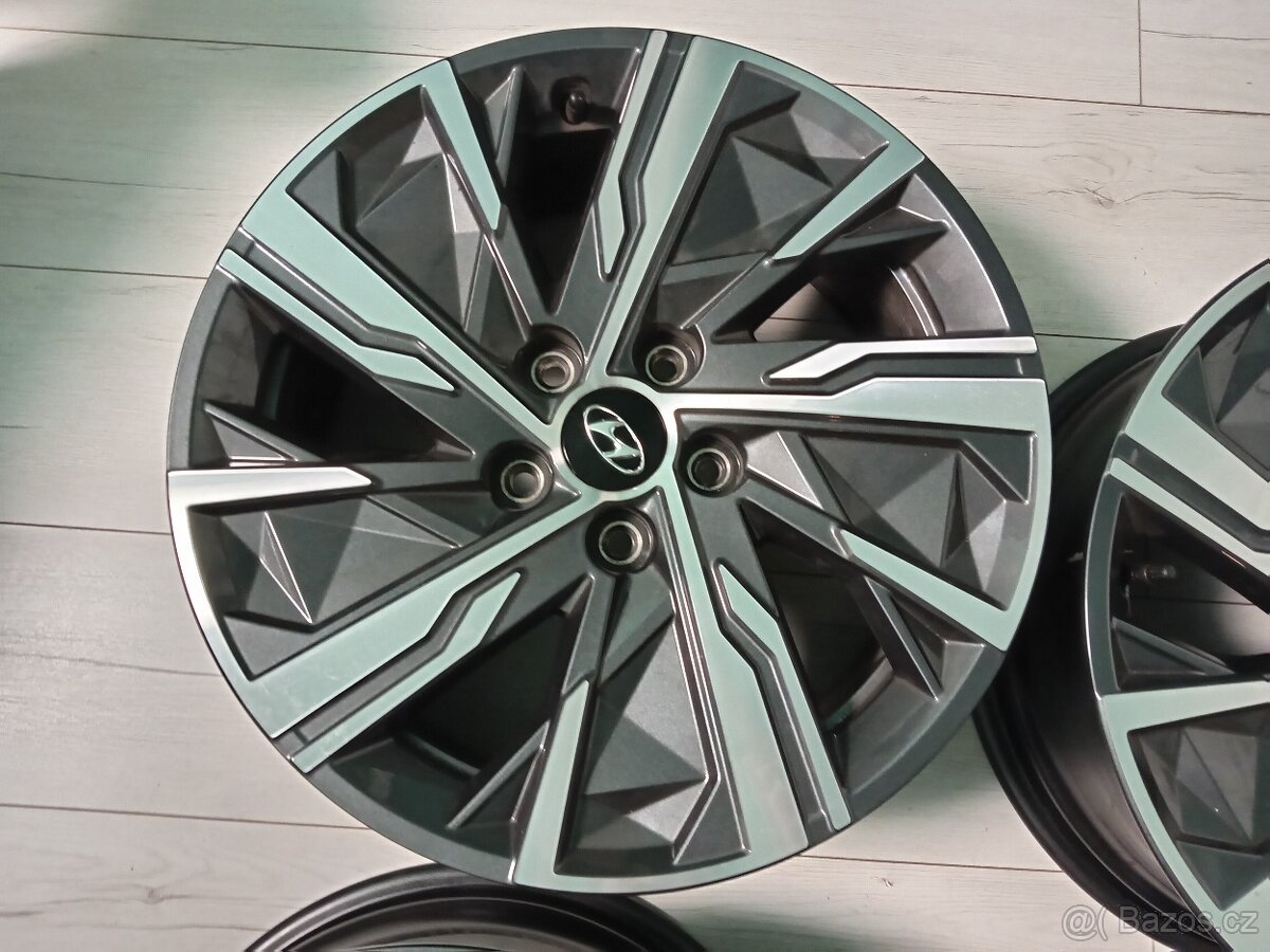 Originál ALU kola Hyundai Tucson R17 + čidla - 6