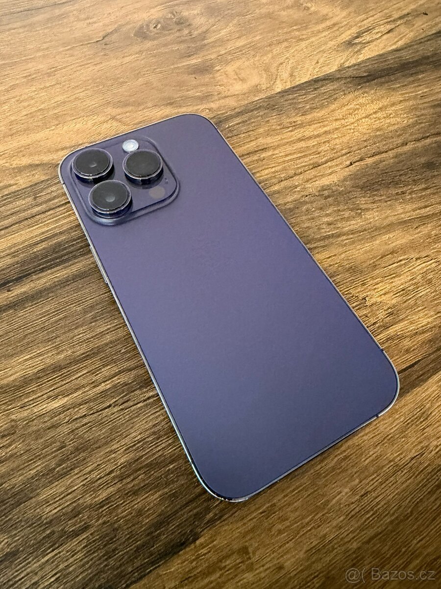 Apple iPhone 14 PRO 128 GB Deep Purple, VELMI HEZKÝ STAV - 6