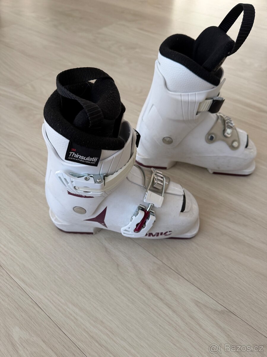 Dětské lyže + lyžáky + helma + brýle - vše ATOMIC - 6