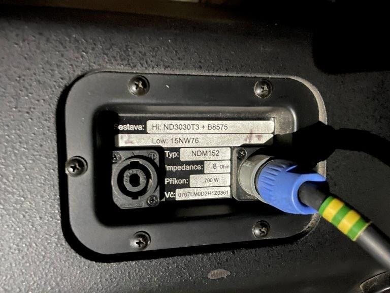 Pasivní reproboxy 700W_MEGATON - NDM 152 - 6