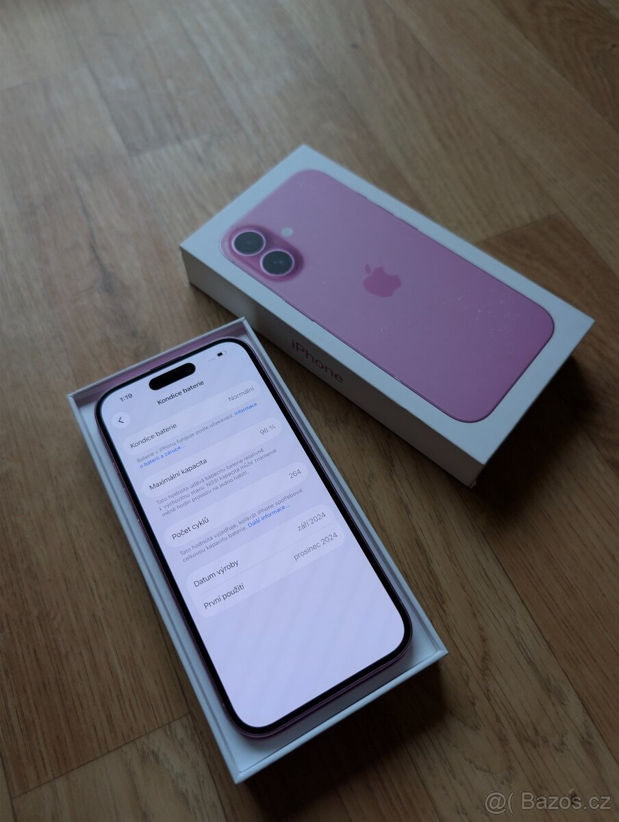 Apple iPhone 16 256GB růžový - 6