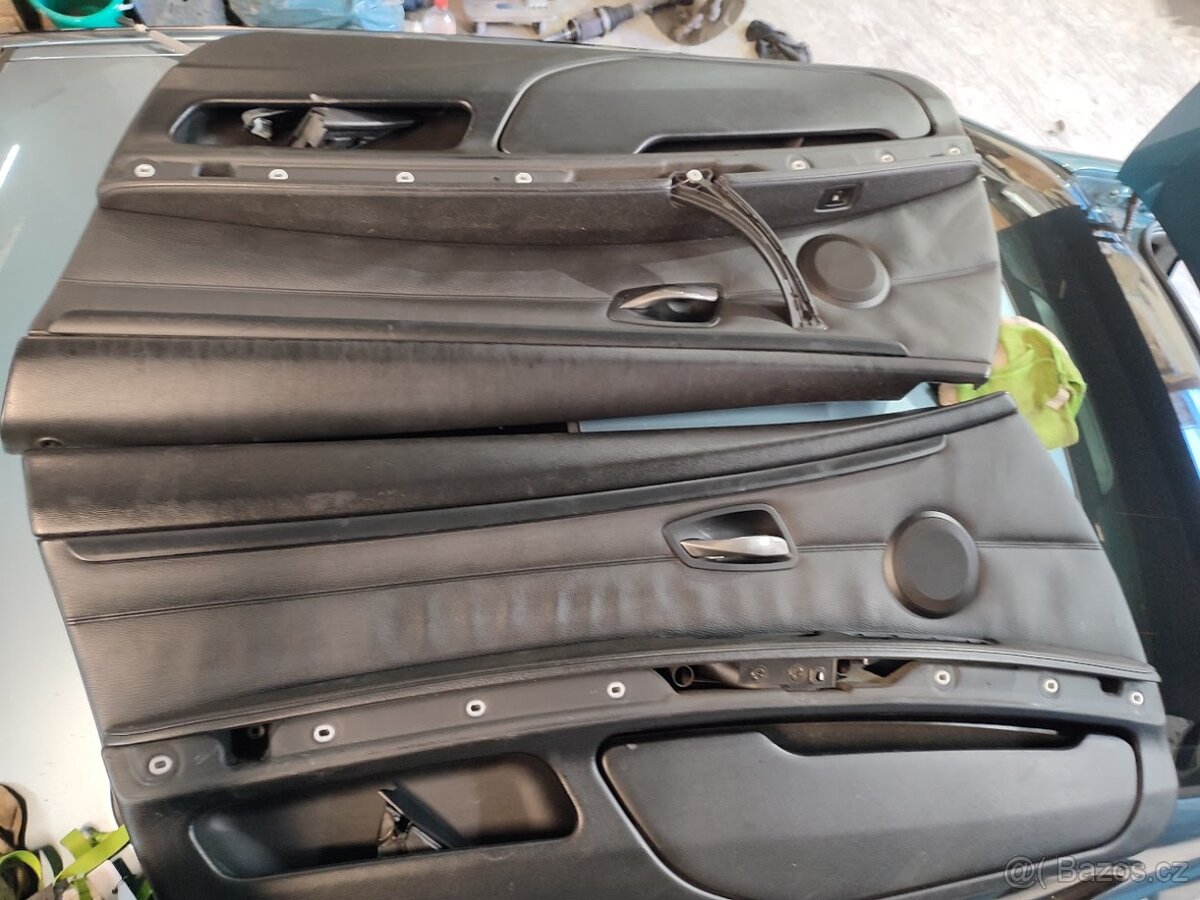 BMW E92 sport sedadla černá kůže sedačky - 6