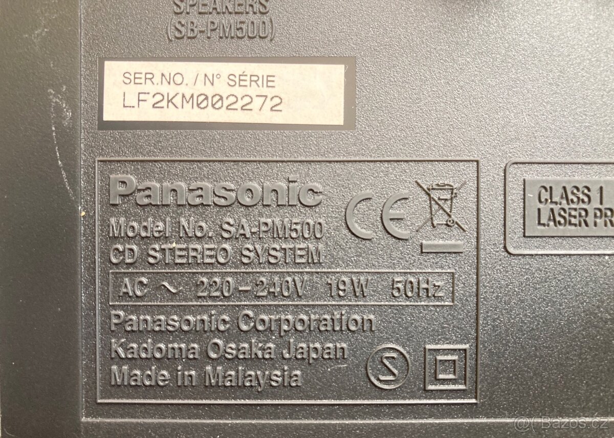 Micro system Panasonic SA-PM500 - 6