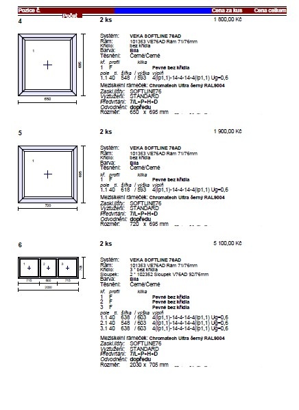Nová okna, skla - 6