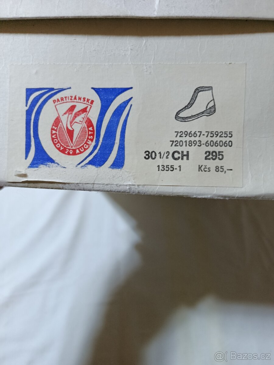 Retro boty důchodky, kominíky. - 6