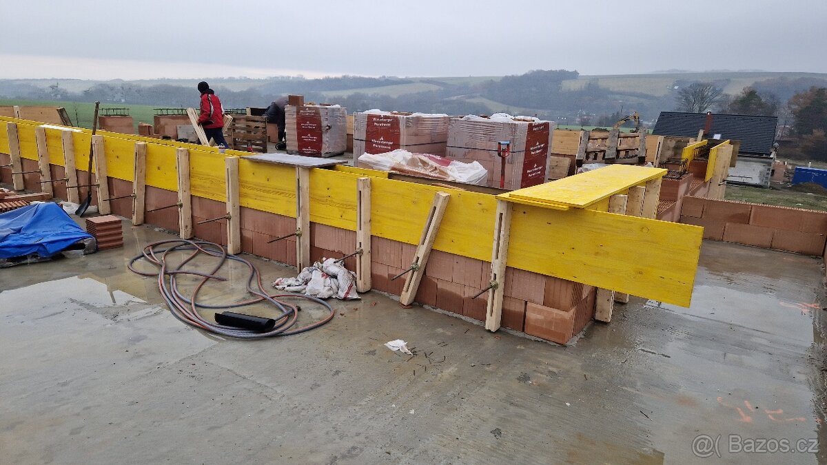 Stropní bednění, stojky, překližky, bednění věnců - 6