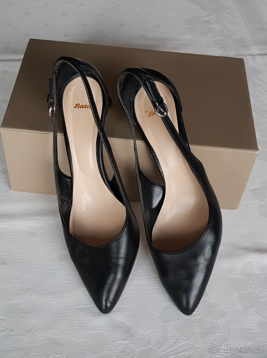 Dámské černé lodičky – značka Baťa - 6