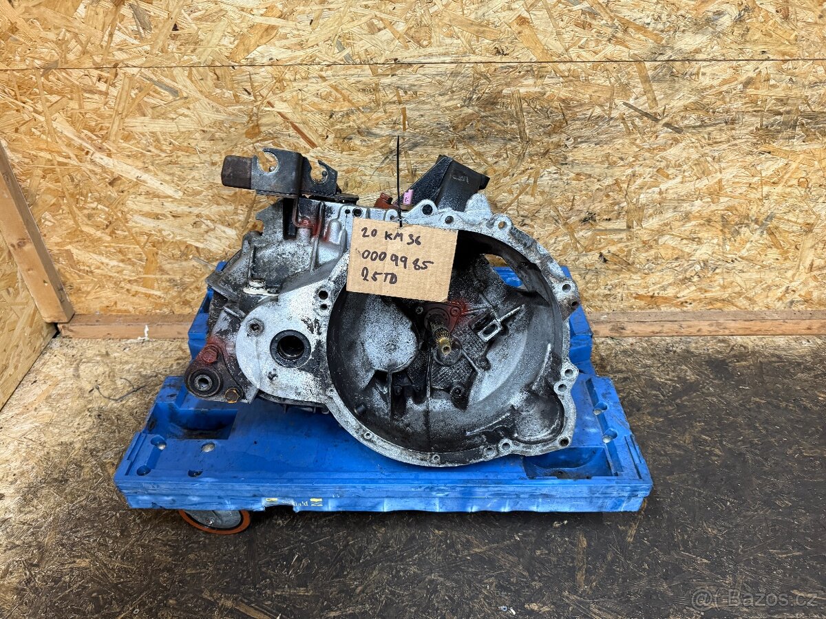 MANUÁLNÍ PŘEVODOVKA PEUGEOT BOXER 2.5TD 76KW 20KM36 - 6