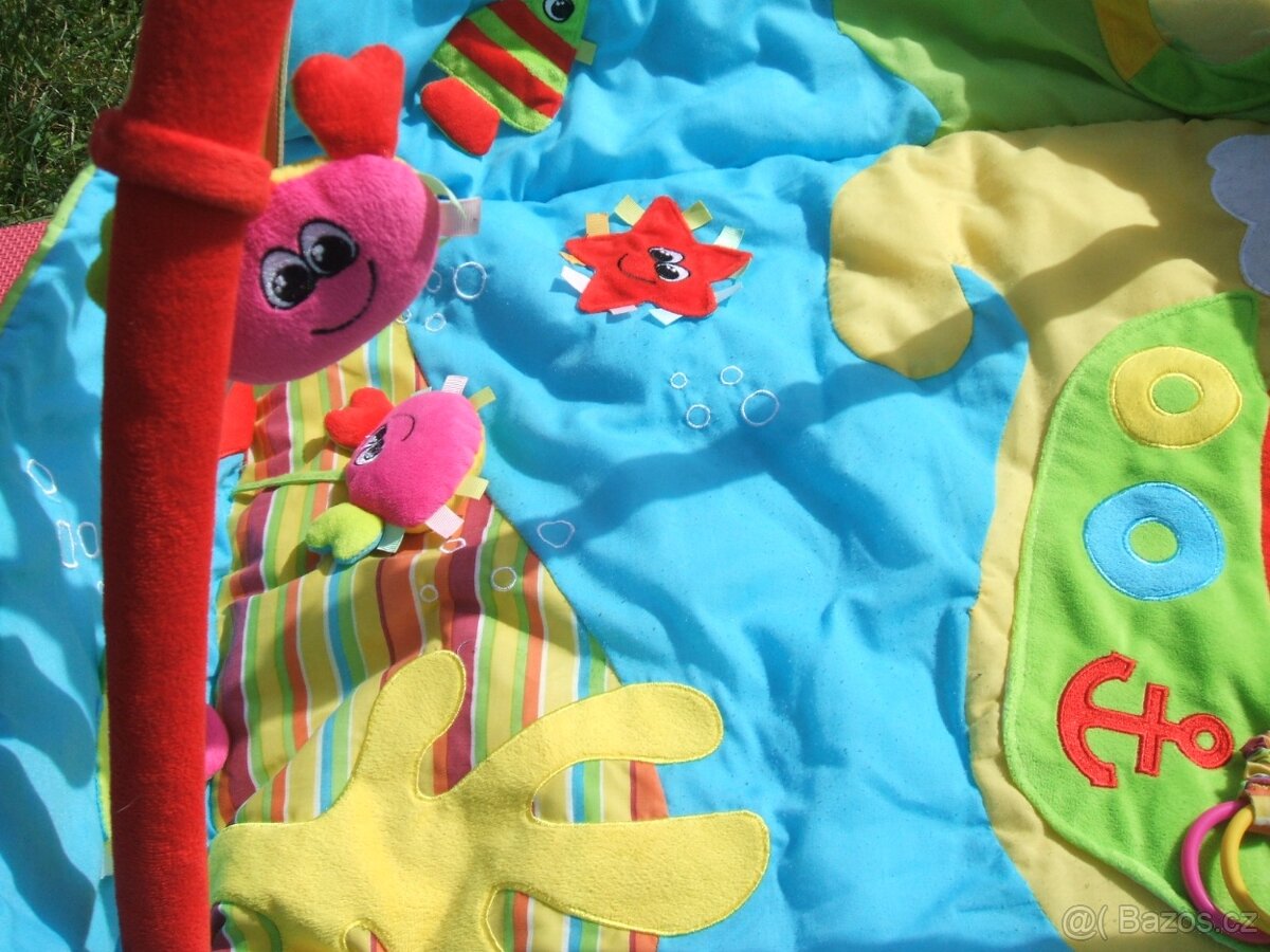 Canpol Colorfull Ocean-multifunkční hrací deka s hrazdičkou - 6