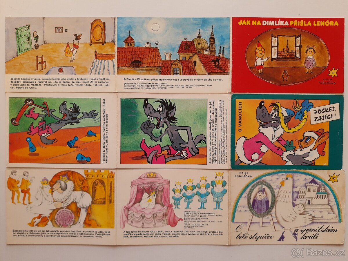 Hvězdička (set 10) - leporela (6x) - 6