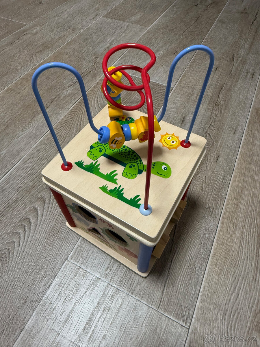 Dřevěná hrací kostka / Playtive - 6