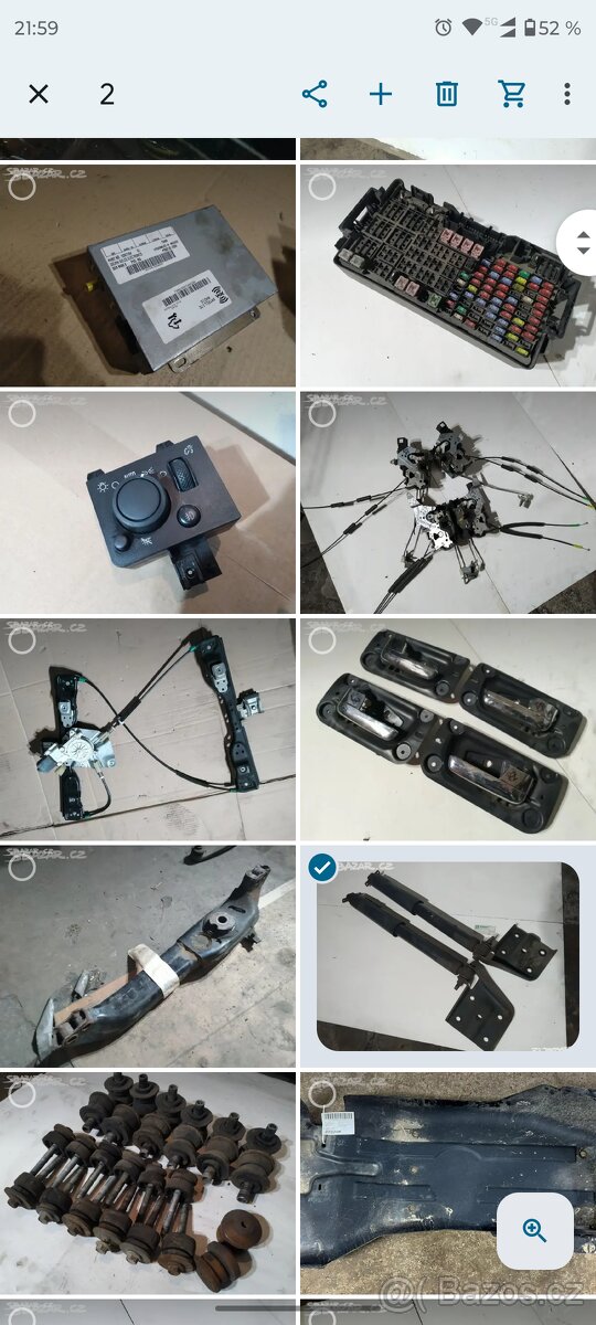 Hummer H3 r.v. 2006 /// 3,5 Vortec - soubor dílů - 6