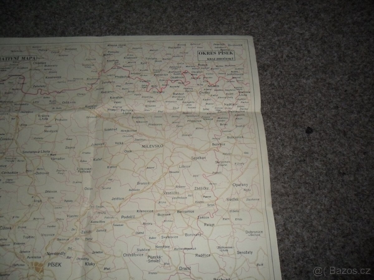 mapy - vojenská, automapy, Česká republika, různé - 6