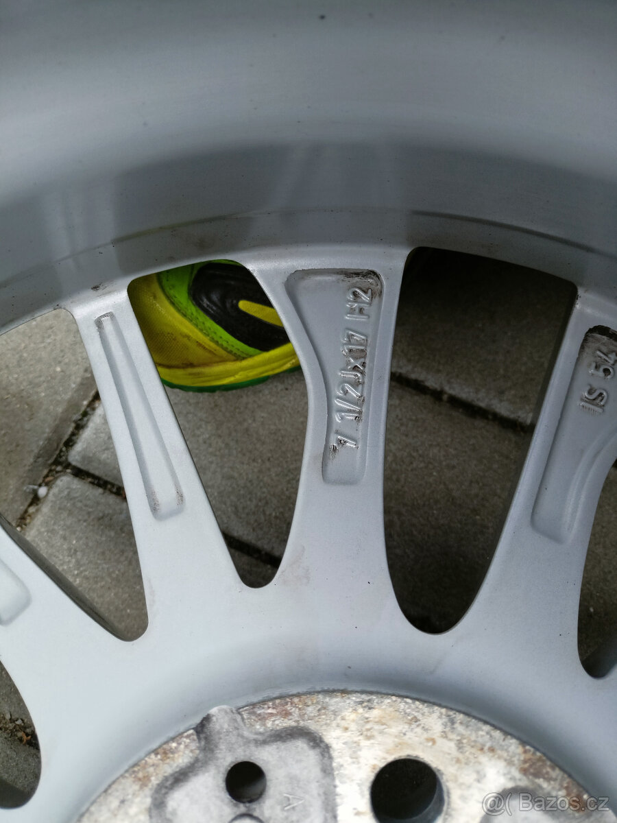 Originál alu kola Bmw 5x112 R17 styling 546,zimní 225/45/17 - 6