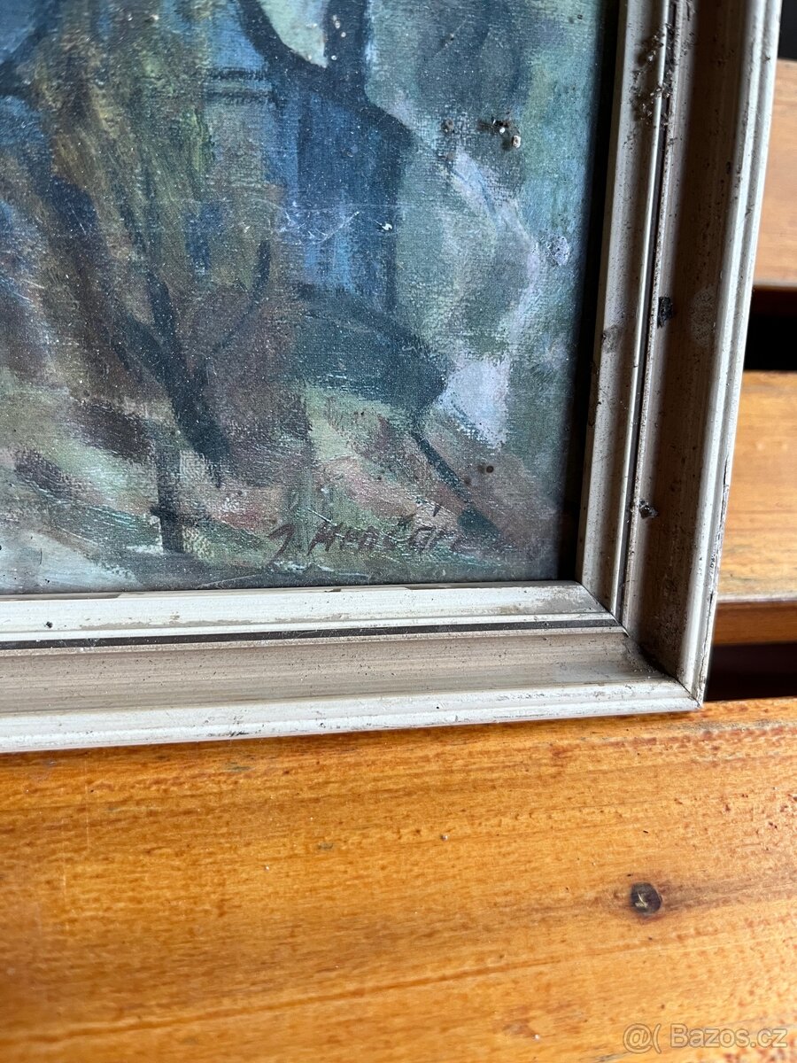 Stará Malba/Obraz – Horská Vesnice – Sign. Z. Janda - 6