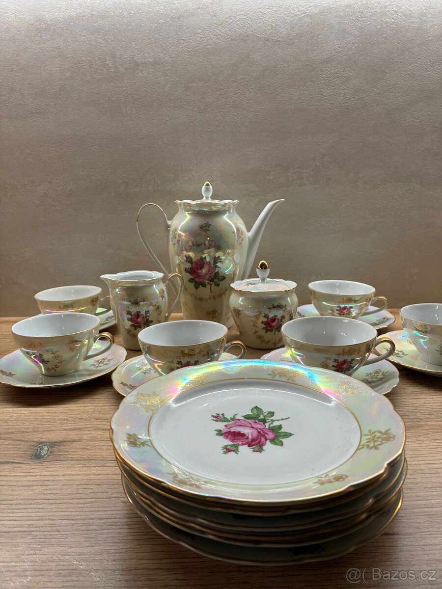 Porcelánová sada - čajový servis - 6