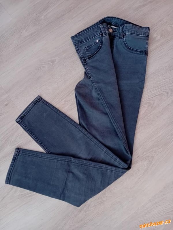 PĚKNÉ PRUŽNÉ DŽÍNY - vel.S/M /zn.H&M - 6