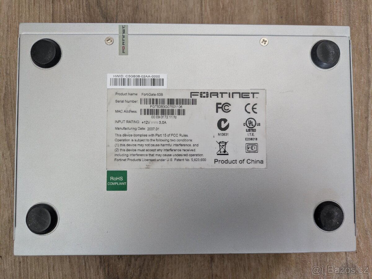 PRODANO - Routery Cisco 870, Fortigate 50B, Zyxel ZyWall 5 - 6