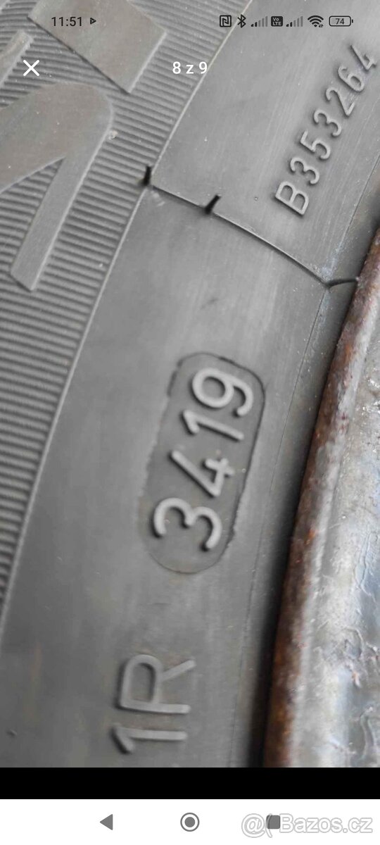 Zimní kola 5x100 R15 185/60 - 6