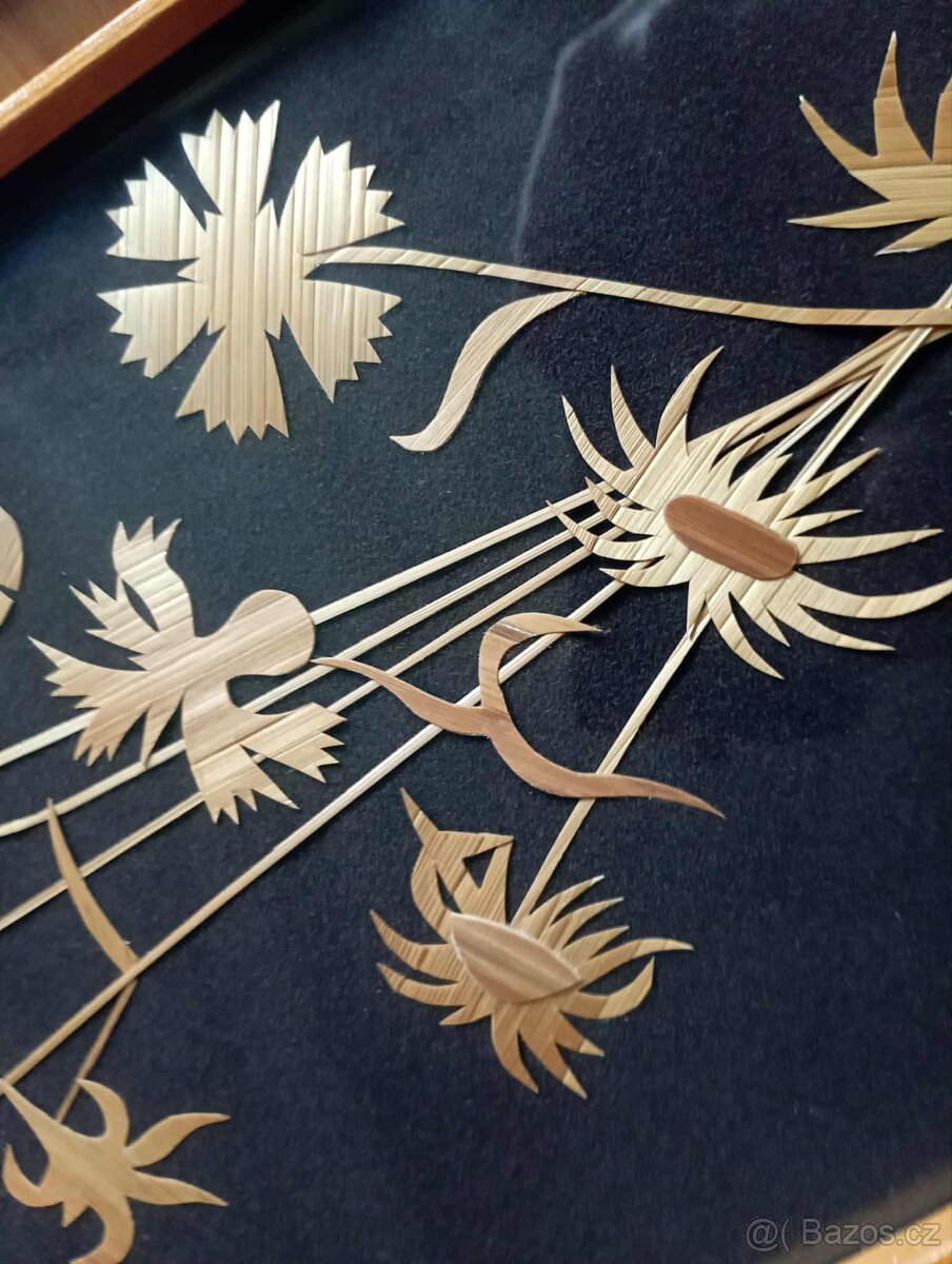 Intarzie - obrazy 70 - tá léta - RETRO - 6