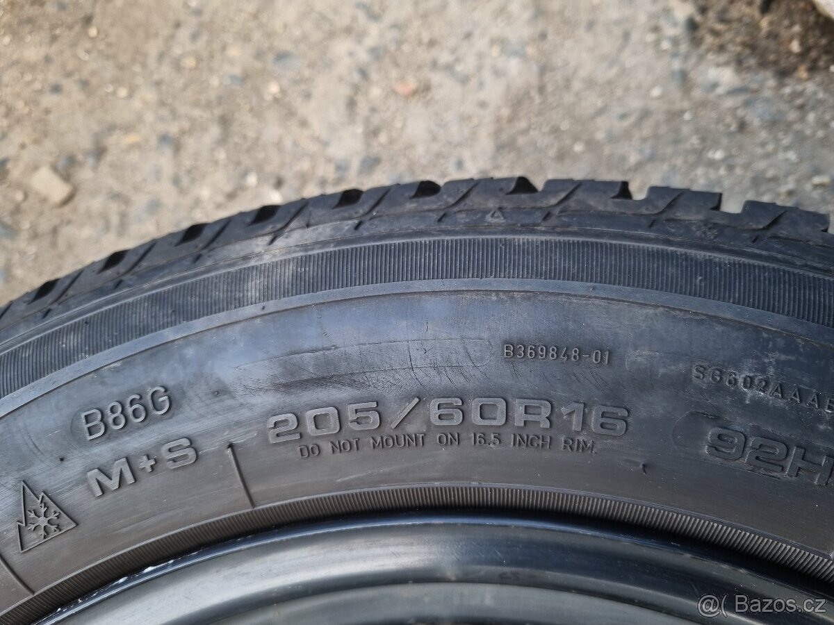 Kola ZIMNÍ Škoda Octavia 4 Golf 7 205/60 R16 5X112 ET46 - 6