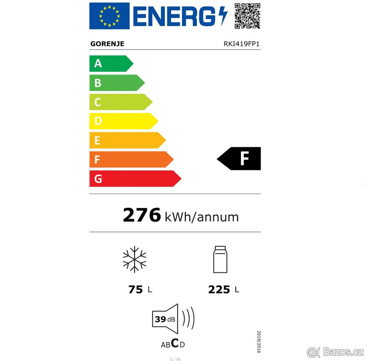 Vestavná lednice Gorenje RKI419FP1 - 6