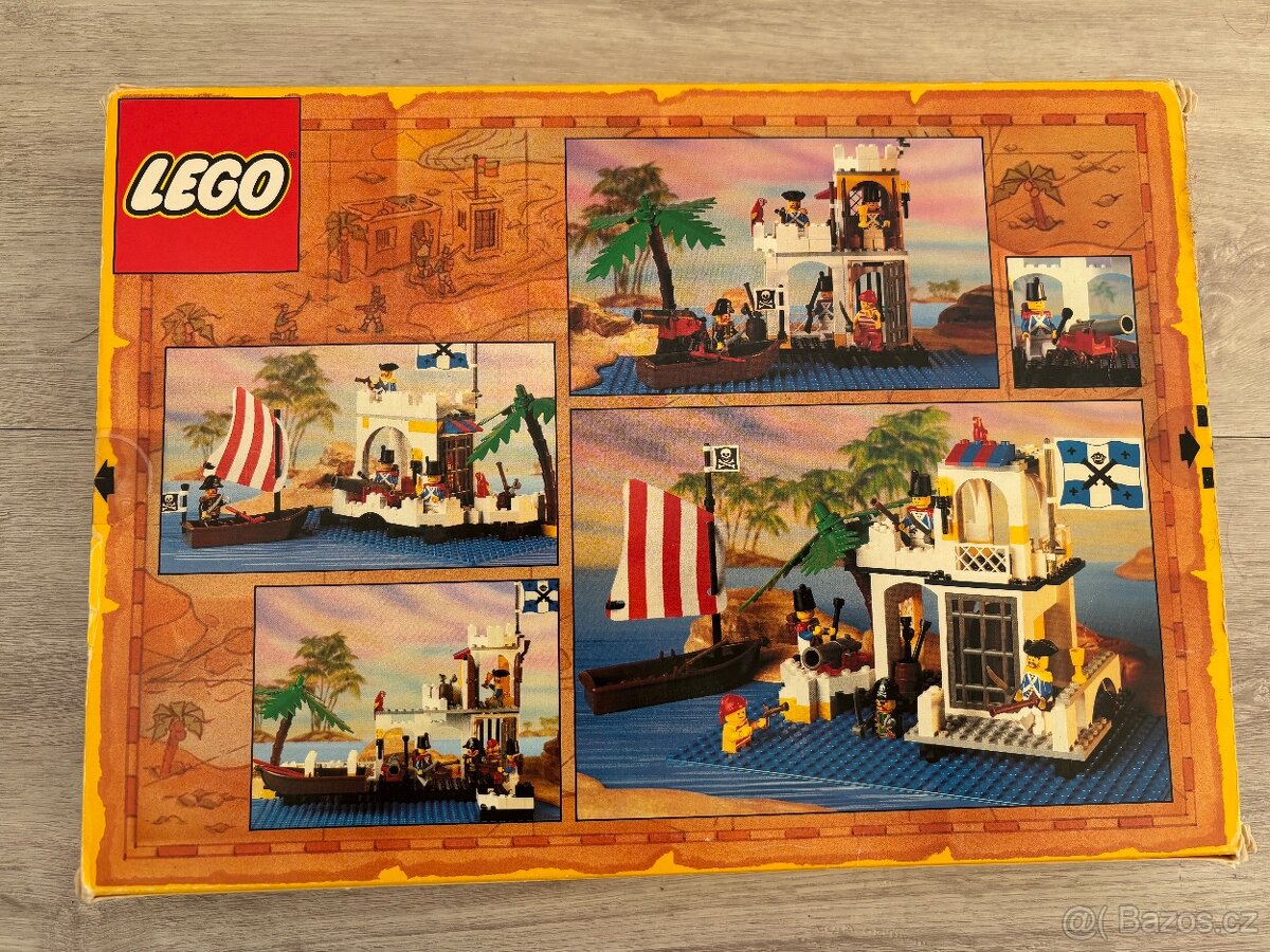 Lego Pirates 6267 Lagoon Lock-Up US set včetně plastové vlož - 6