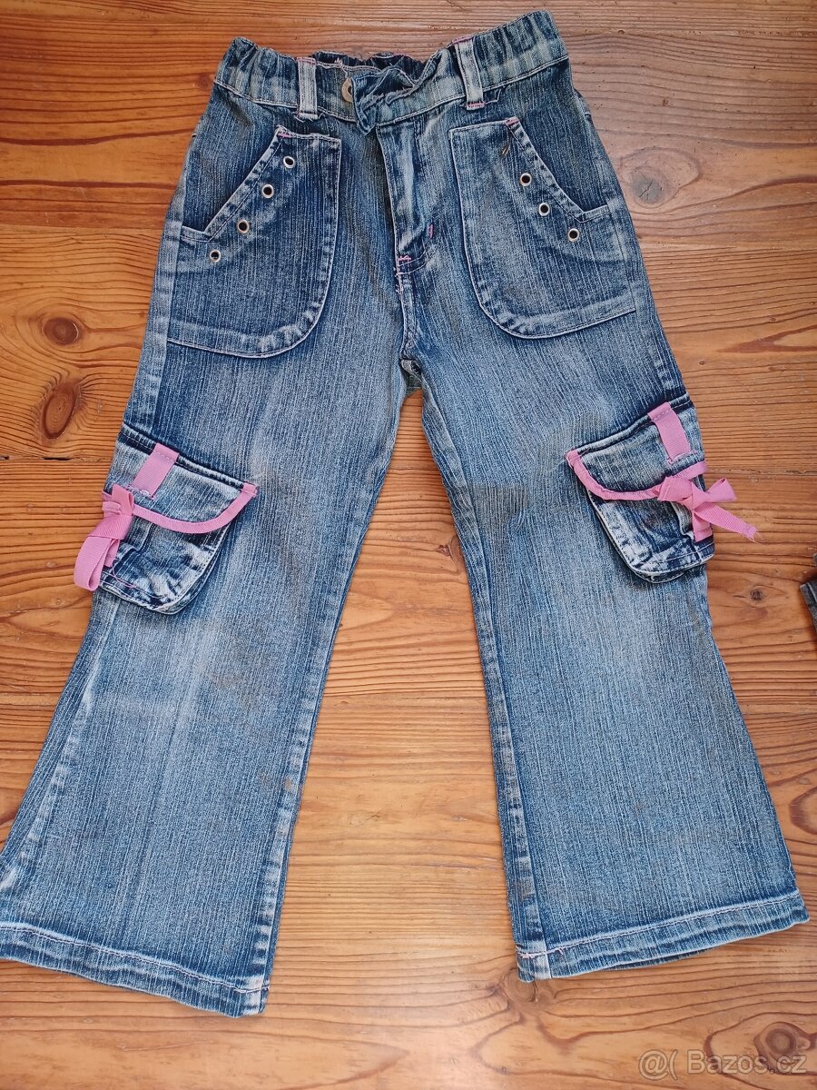 2x dívčí džíny 110 - 6