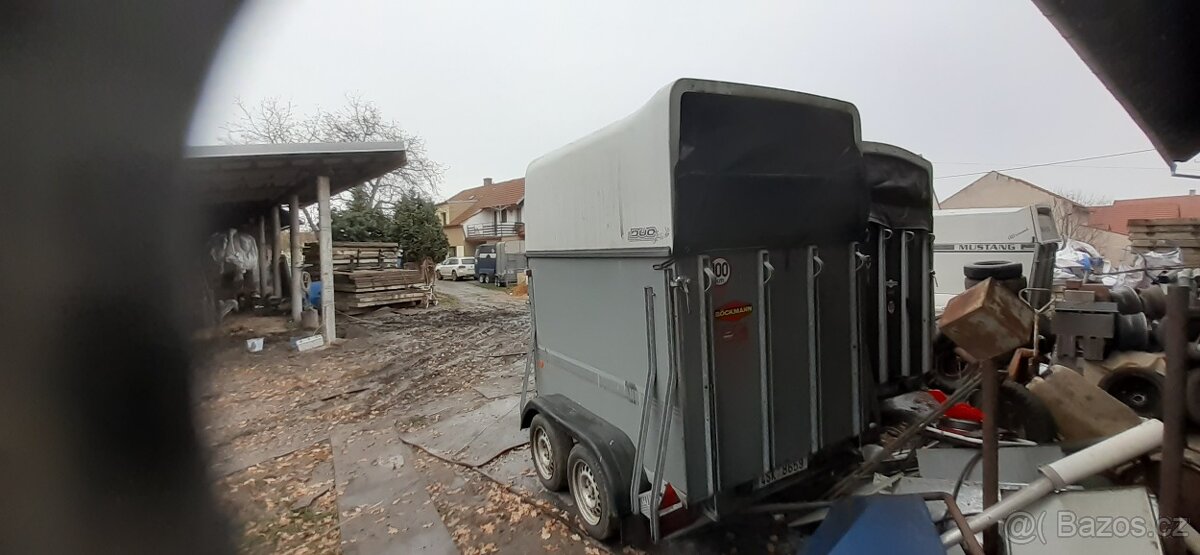 Přívěs na 2 koně s laminátovou střechou - 6