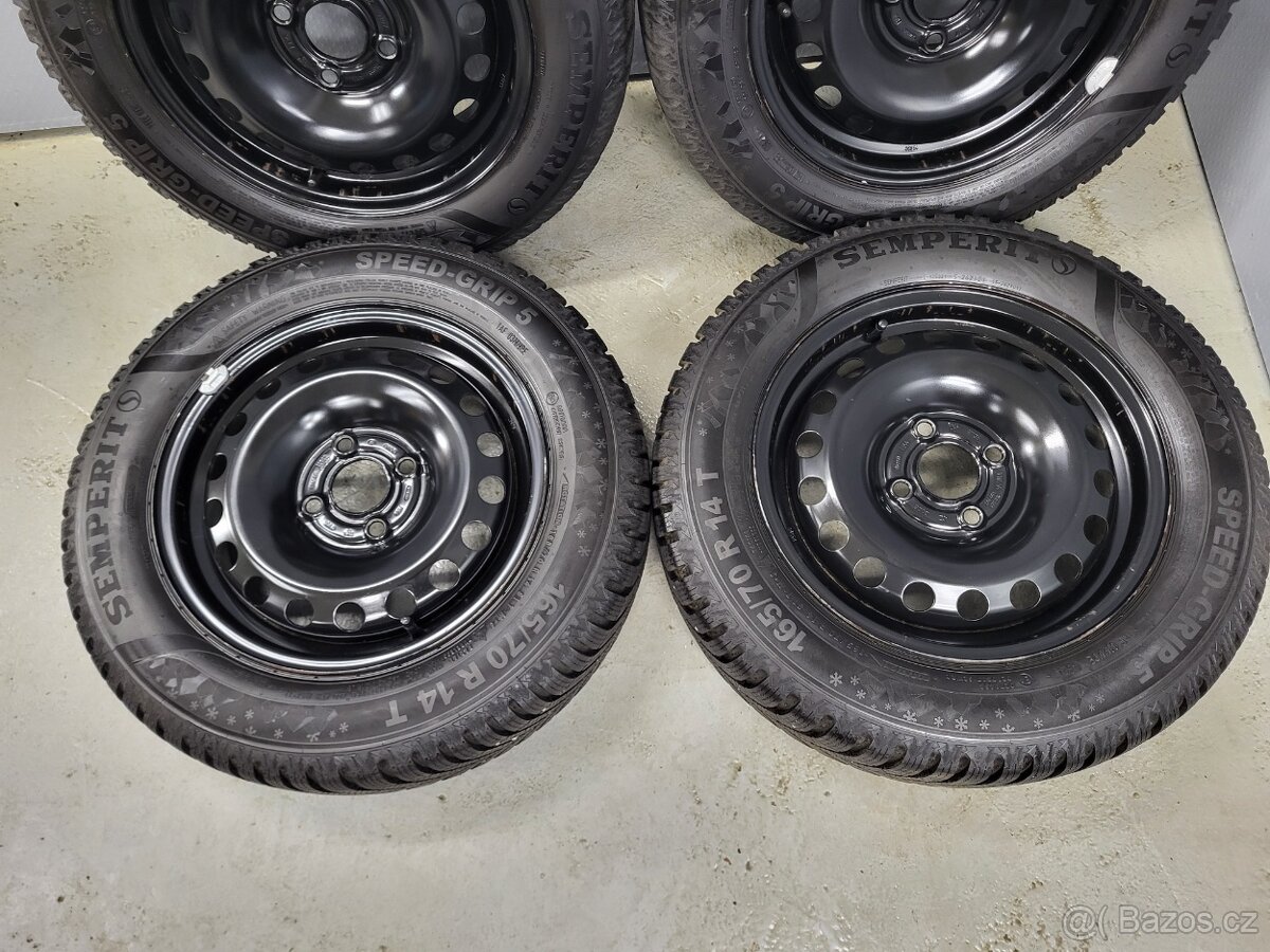 Originál 14" VW UP Mii Citigo 4x100 zimní 7-8mm - 6