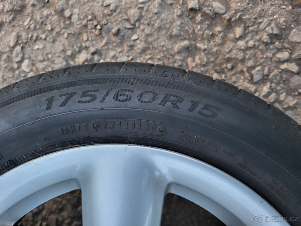 Nissan Micra 15"..4x100 kola letni - 6