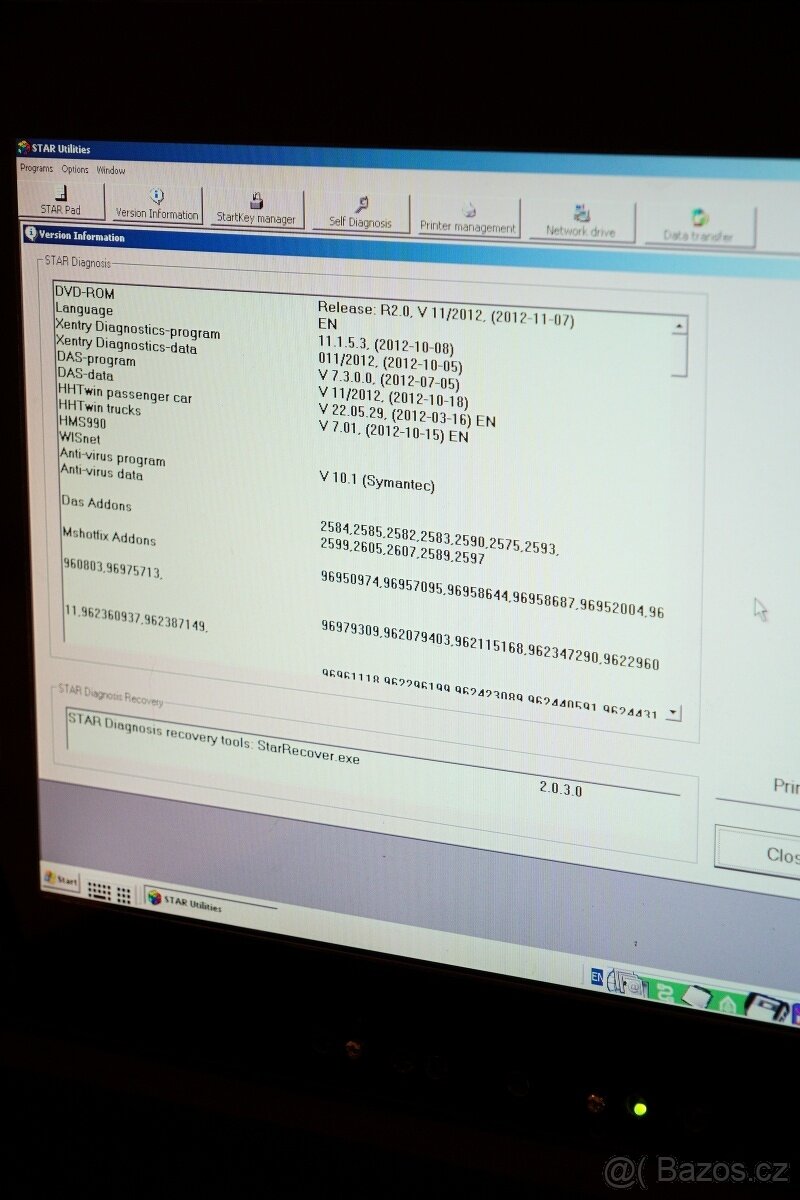 Přenosný stolní počítač v kufru + WinXP + Mercedes STAR diag - 6