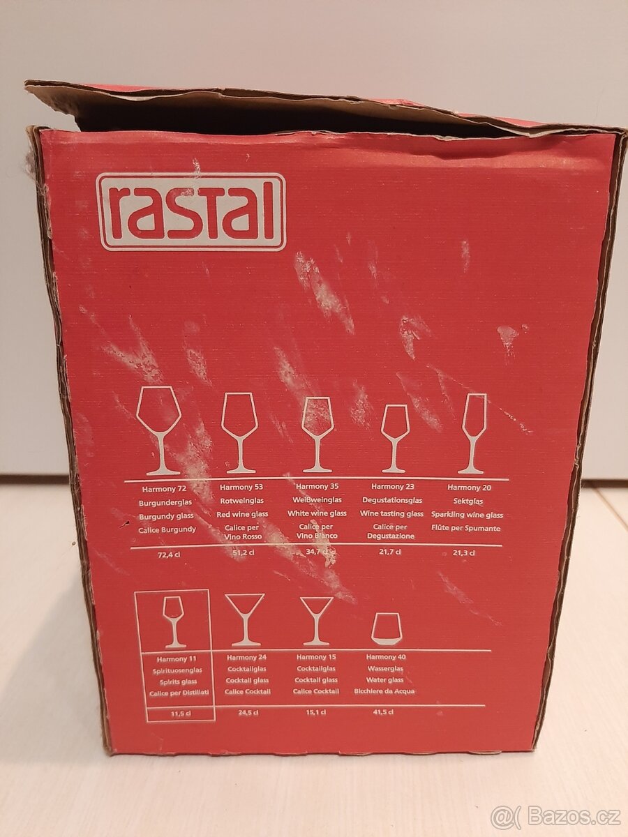 sklenice, skleničky, 6 kusů, 11,5 cl - 6