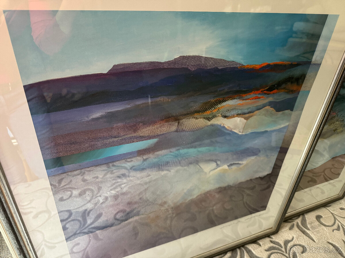 2 obrazy moderní Heinz Hook - 6