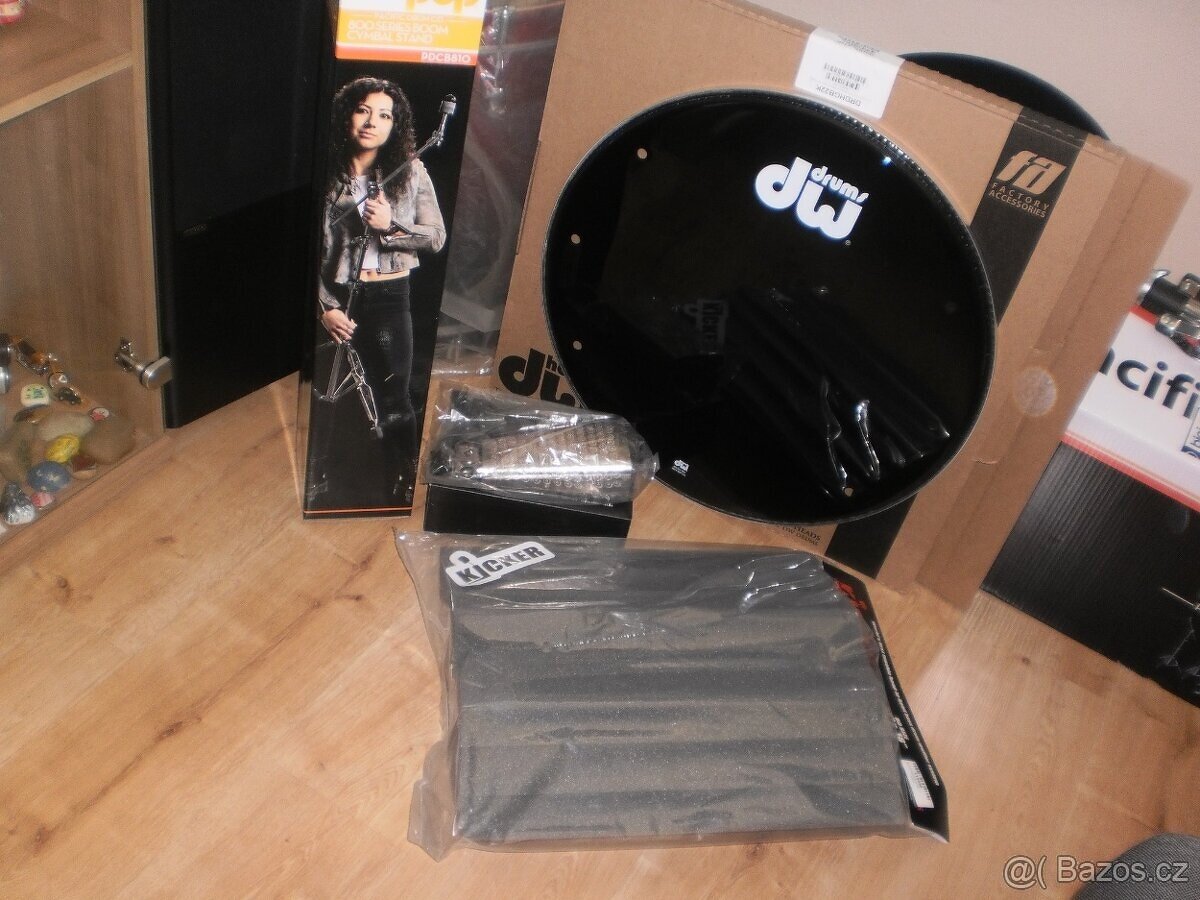 Bicí souprava pdp by DW+hardware,javorová,lakovaná jako nová - 6