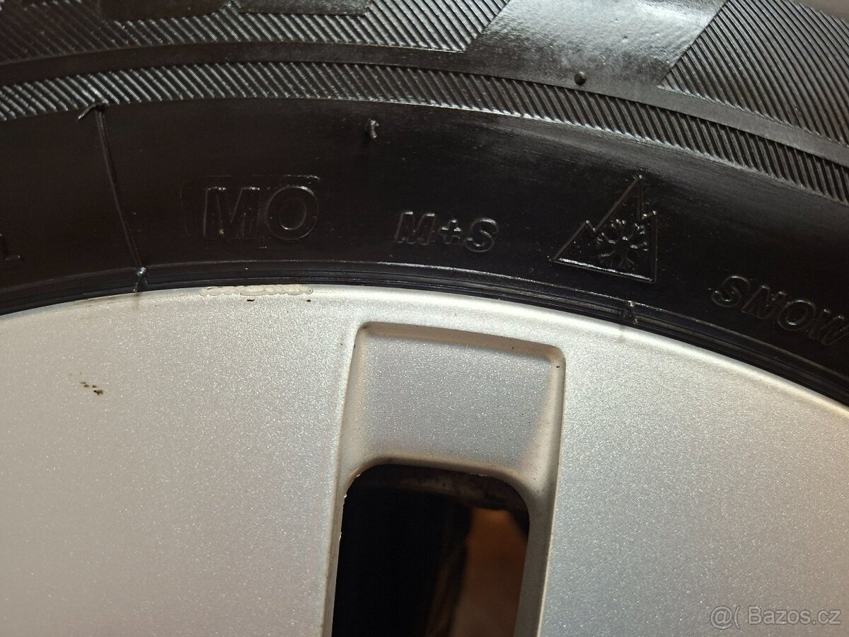 Alu kola R16 5x112 Mercedes + zimní pneu 205/55/16 MO - 6