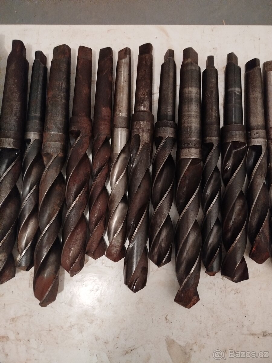 Vrtáky morse 15 ks +2 ks redukce - 6