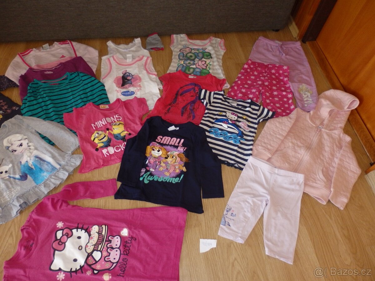 balík oblečení na holčičku 98-104 - 6
