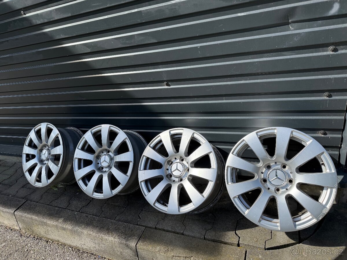 ALU KOLA ORIGINÁL MERCEDES 16" 5X112 ET45,5 7,5J sada 4ks - 6