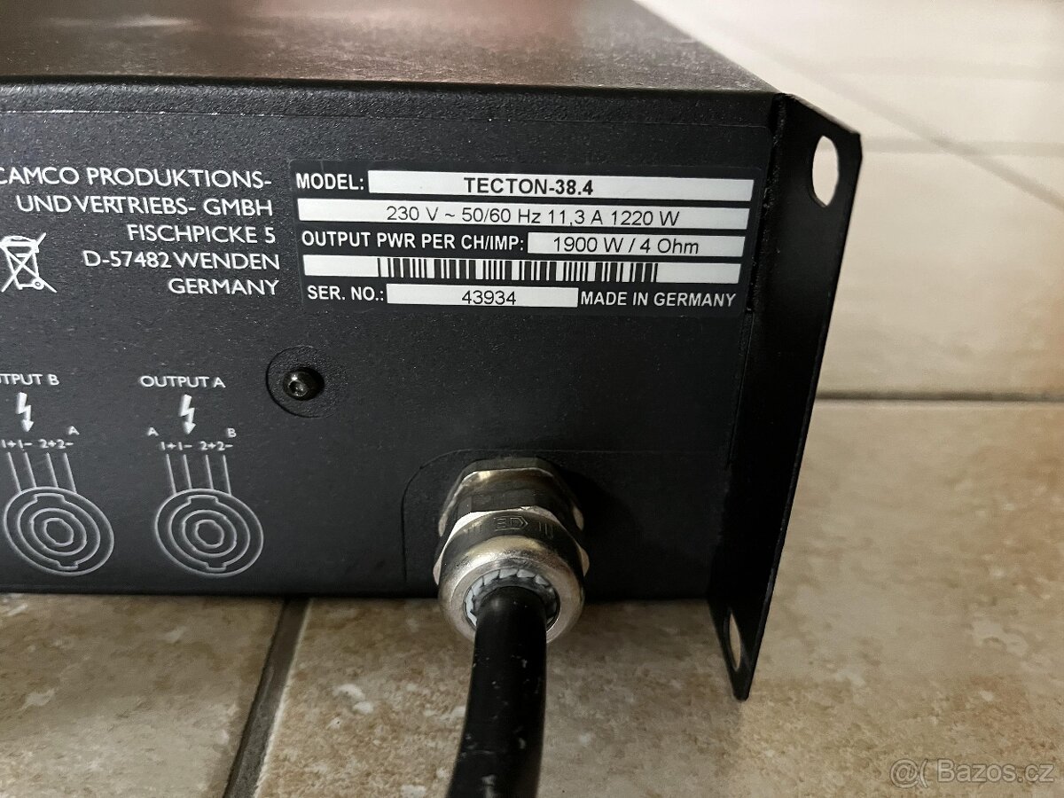 Zesilovač Camco Tecton 38.4 - 6
