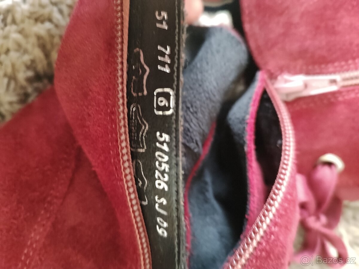 Kožené polokozačky Gabor vel. 39 - 6